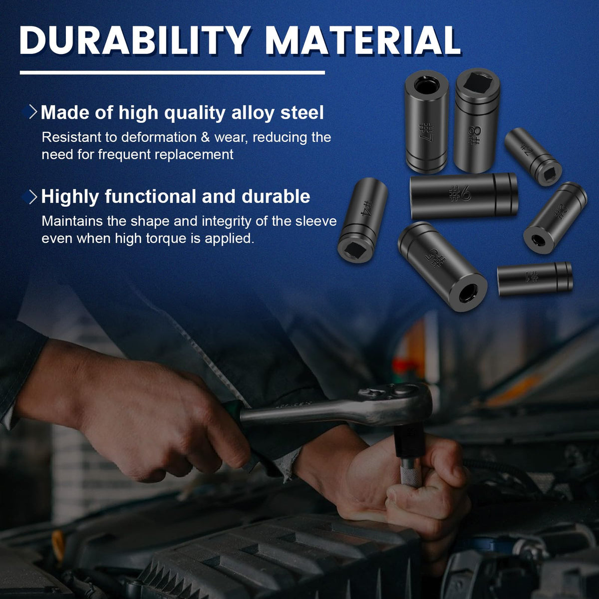 DikTalk 70500 alloy steel construction with black oxide finish