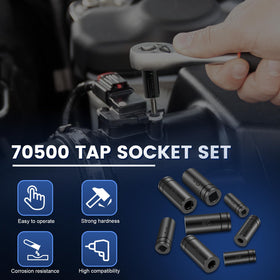 DikTalk 70500 packaging displays eight sockets and holder