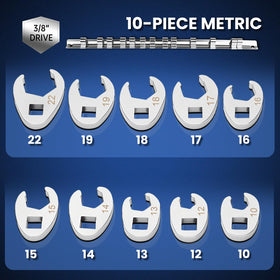 DikTalk metric sizes 10 to 22 mm with laser-etched markings