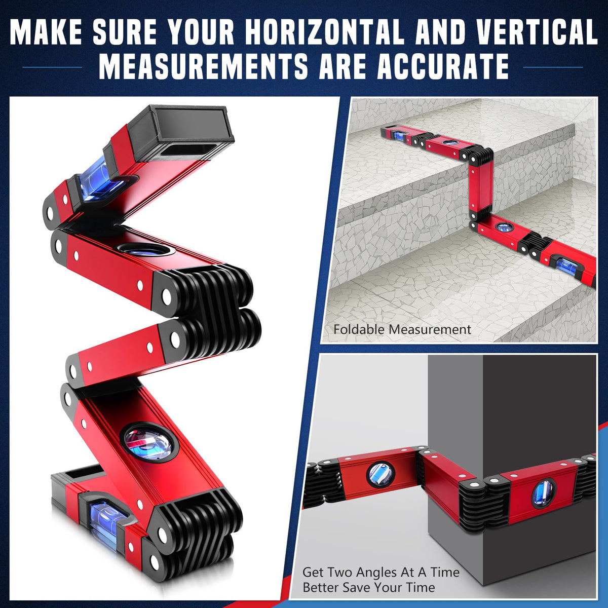 DikTalk four-vial multi-angle level readable from any direction.