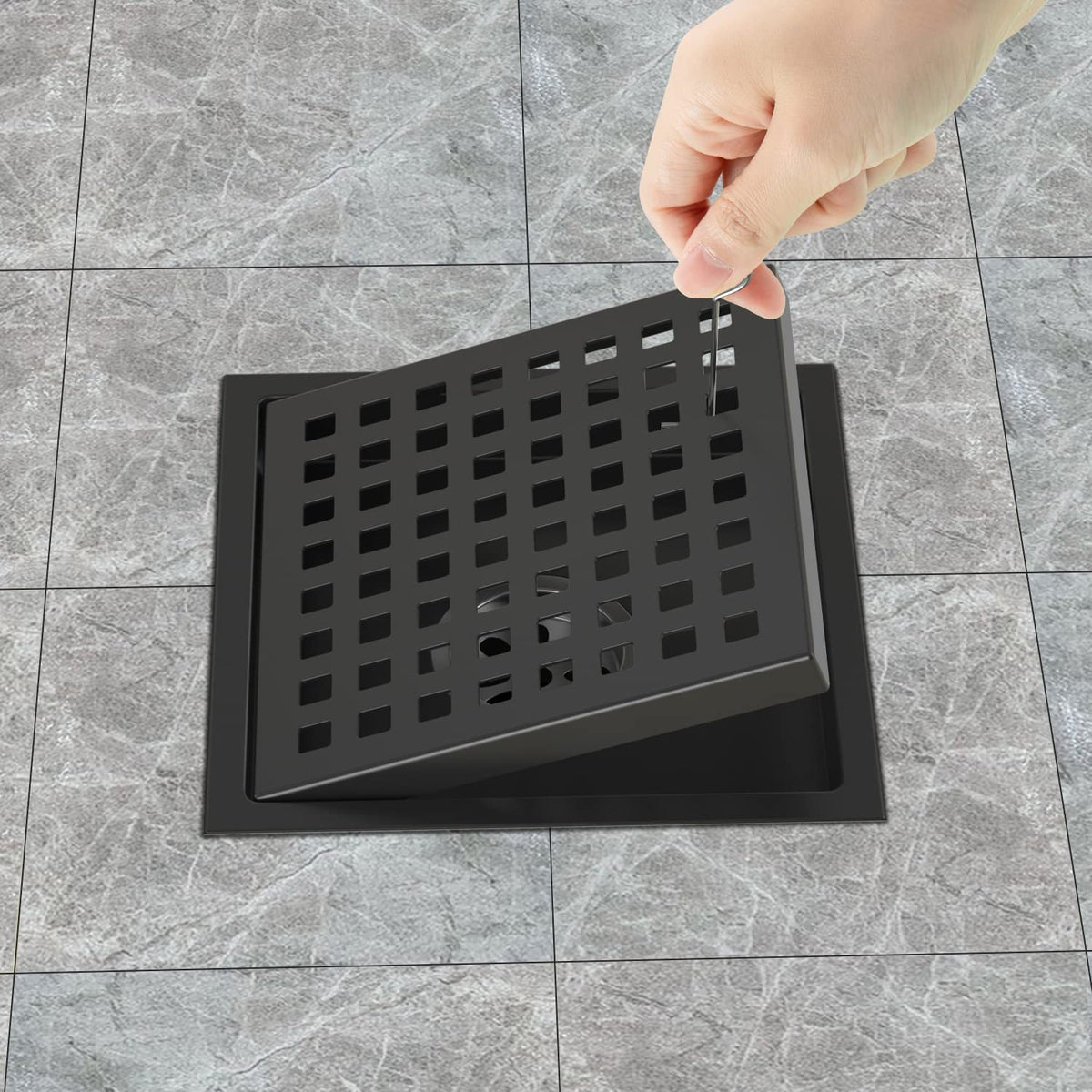 Dilvii hair strainer filter to catch debris and prevent clogs