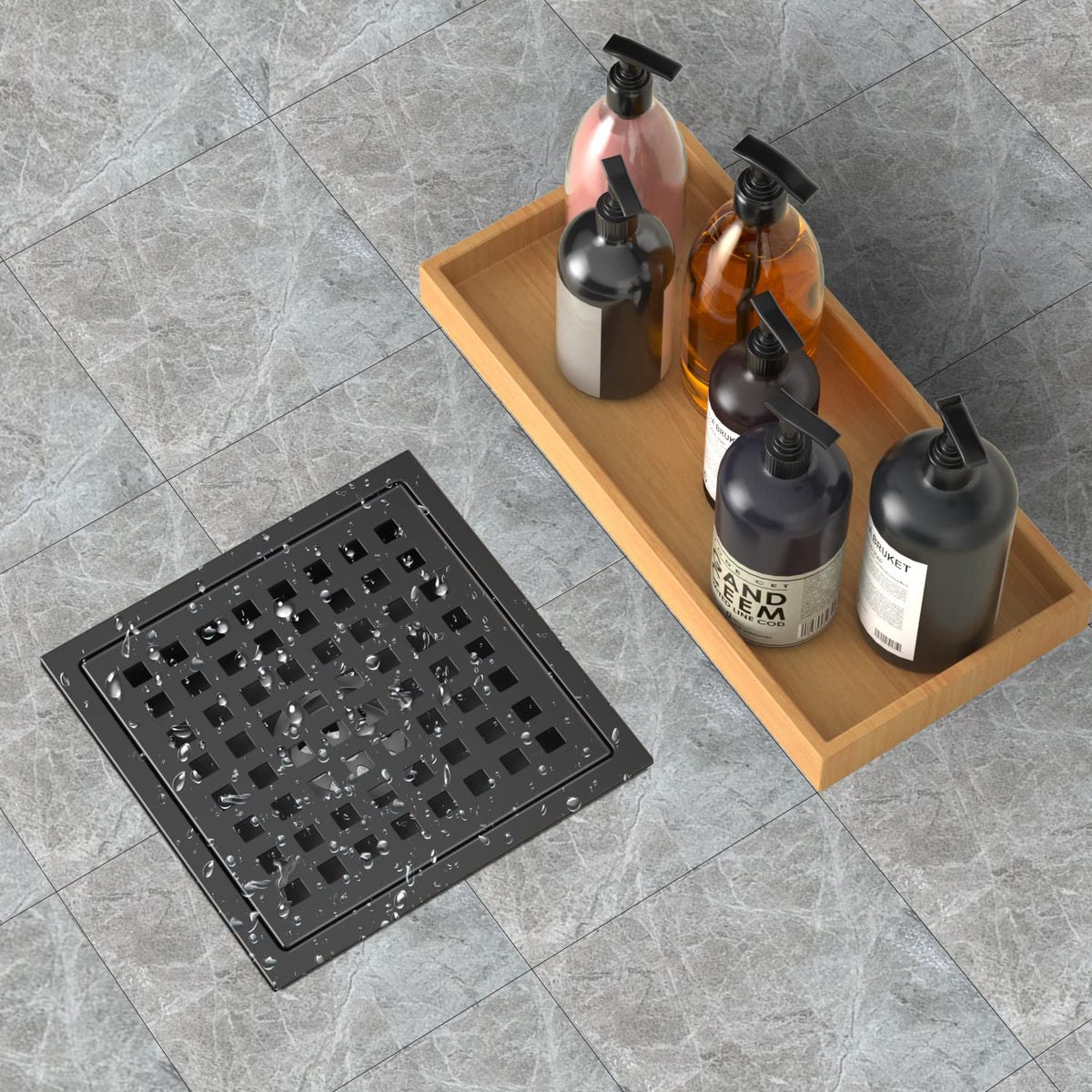 Dilvii adjustable thread adapter for precise tile thickness fit
