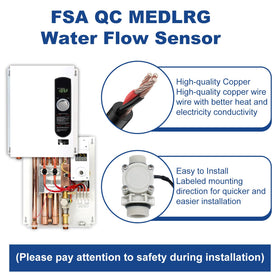 Dimakung flow sensor compatible with Ecosmart ECO 18 for reliable hot water
