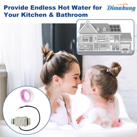 Dimakung flow sensor compatible with Ecosmart ECO 36 for steady hot water