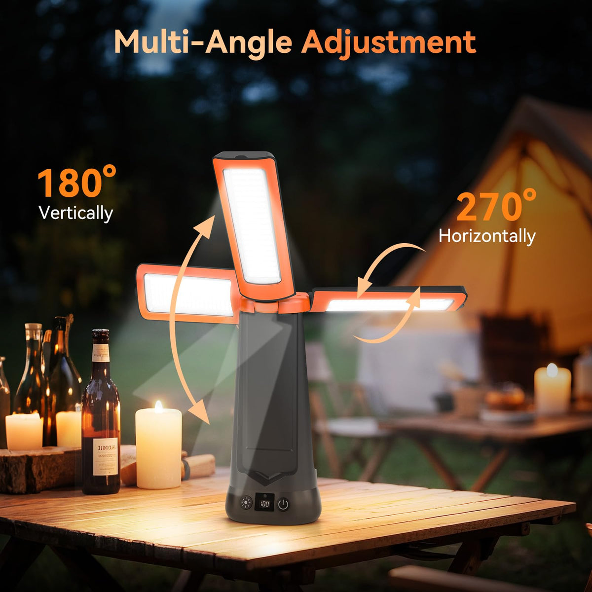 Dimgogo adjustable light panels provide flexible task lighting for any setup.