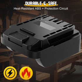 Dinftin adapter-dcb204-compatibility expands cordless tool options for DIY projects