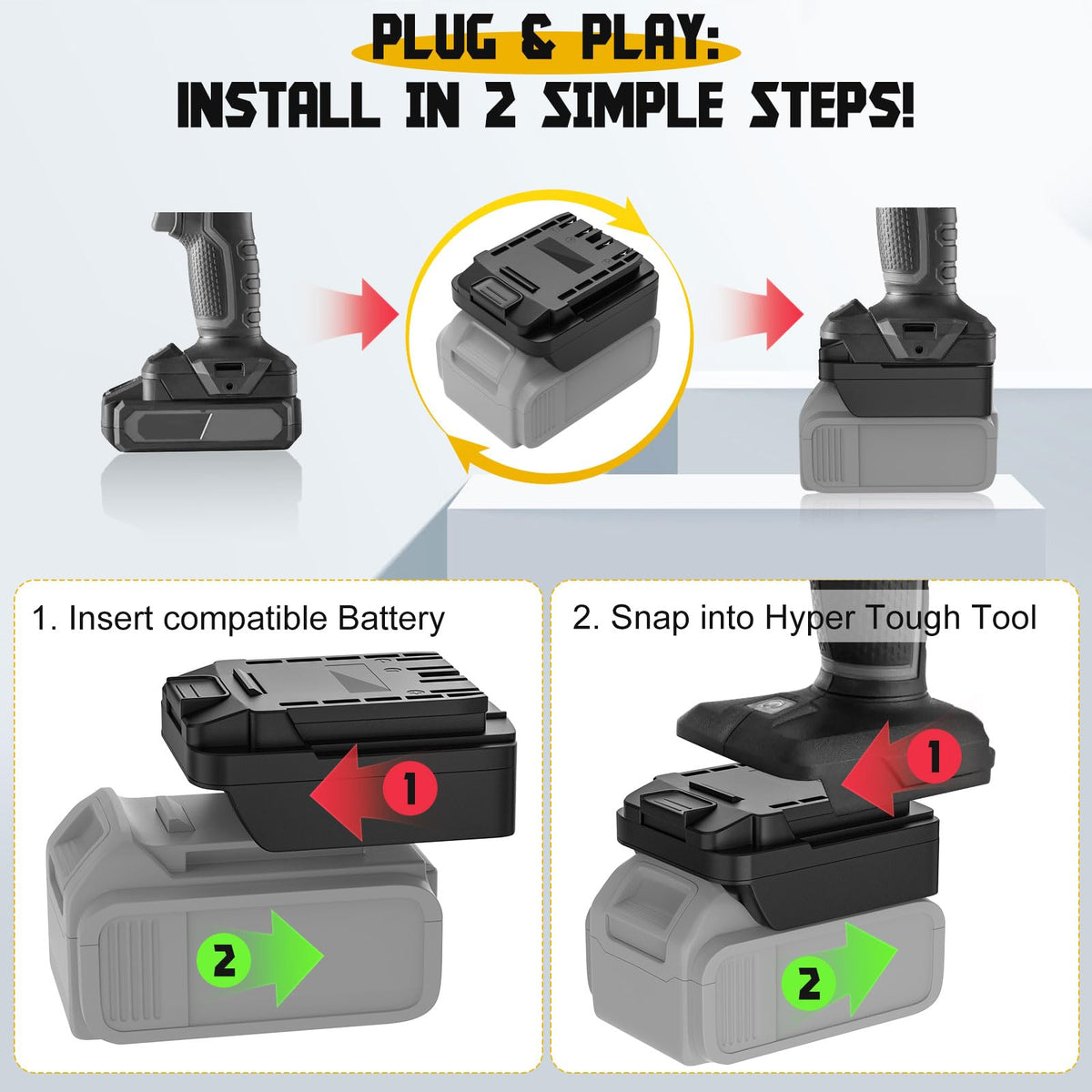 Dinftin adapter-dcb206-compatibility unlocks more tool compatibility on the job