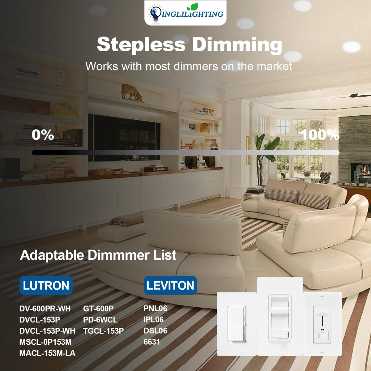 DLLT delivers 1200LM at 12W for energy efficiency.