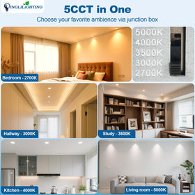 DINGLILIGHTING DLLT recessed fixtures with damp rating and insulation contact compatibility for bathrooms