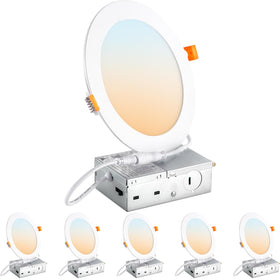 DINGLILIGHTING DLLT 6-inch recessed light in ceiling for a clean, modern ambiance