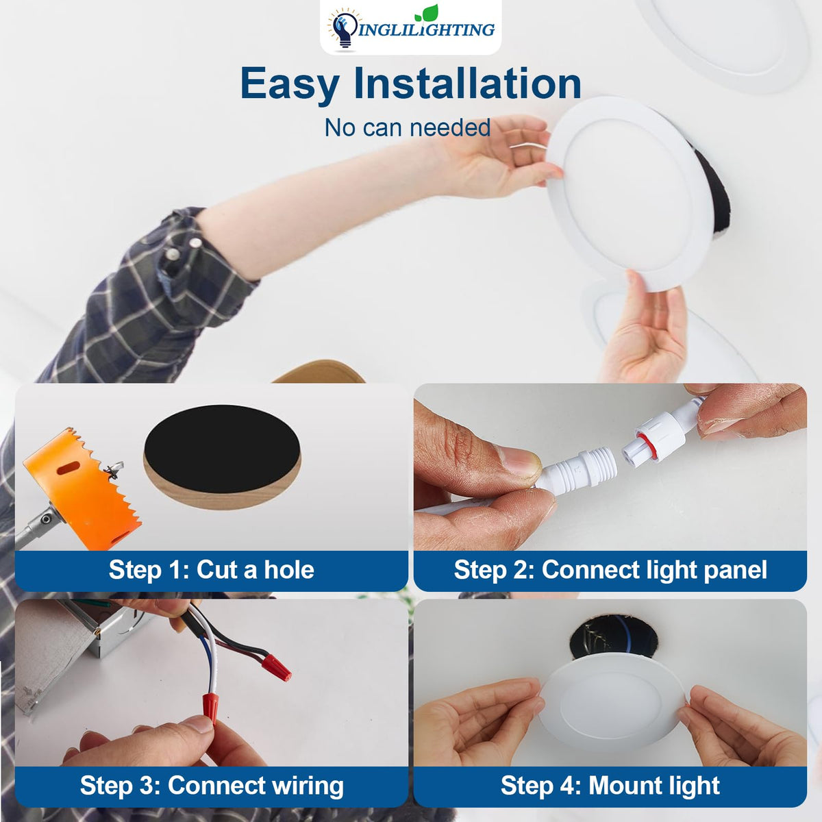 DINGLILIGHTING DLLT downlights ensure safe use in home environments