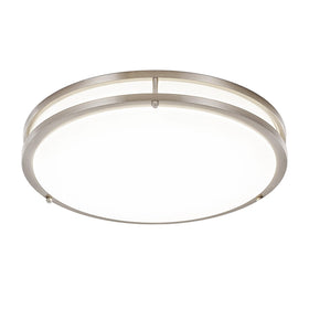 DINGLILIGHTING DLLT flush mount in brushed nickel illuminates living spaces with a durable finish.