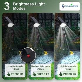 DINGLILIGHTING deck spotlight highlights steps and corners for safety.