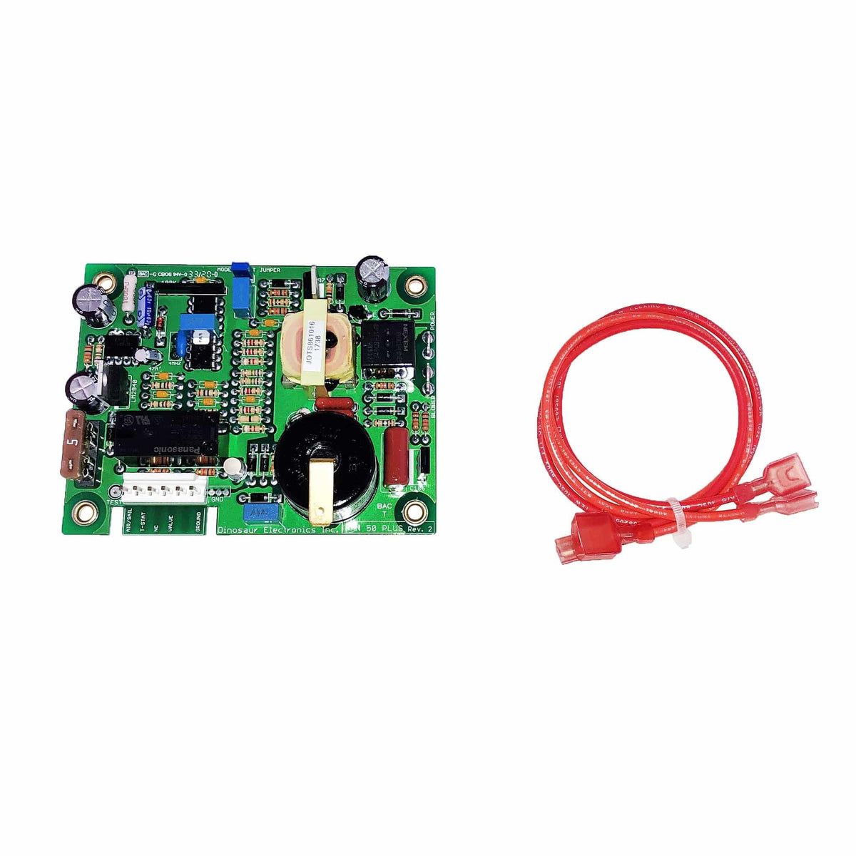 Dinosaur Electronics FAN50PLUS igniter board front view for compact, easy integration.