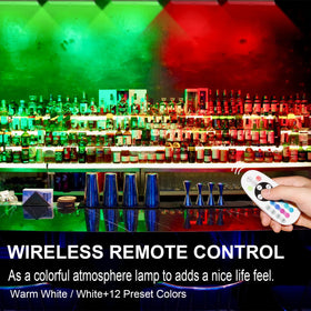 Diomart color-changing LEDs deliver 15 colors for customizable ambiance on display shelves
