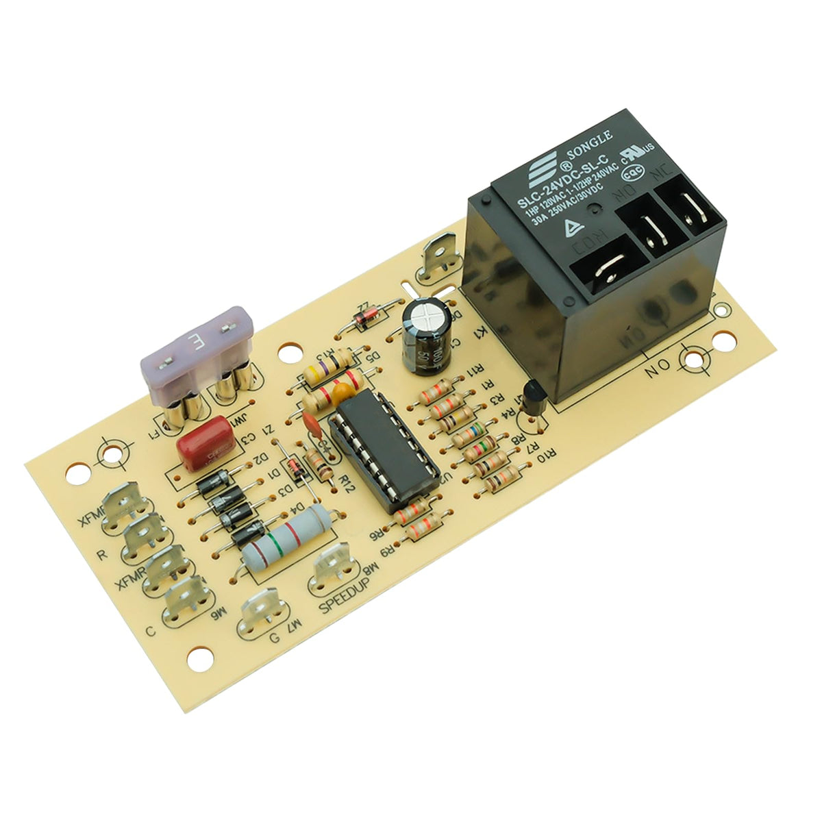 DIPMOTOR mounted furnace control board integrated for secure operation