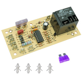 DIPMOTOR upgraded furnace blower board closeup showing durable components for long life