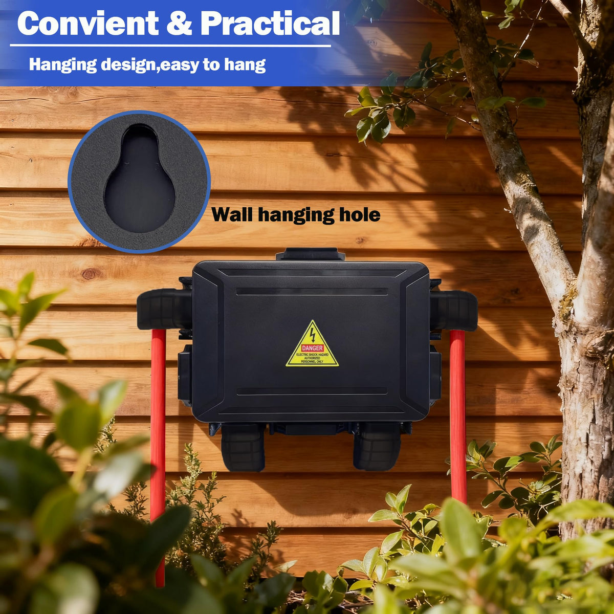 DIQMIAQ box suited for gardens, pools, and outdoor lighting setups.