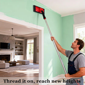 DIQQHI extension rod 5-section allows high-ceiling reach easily.