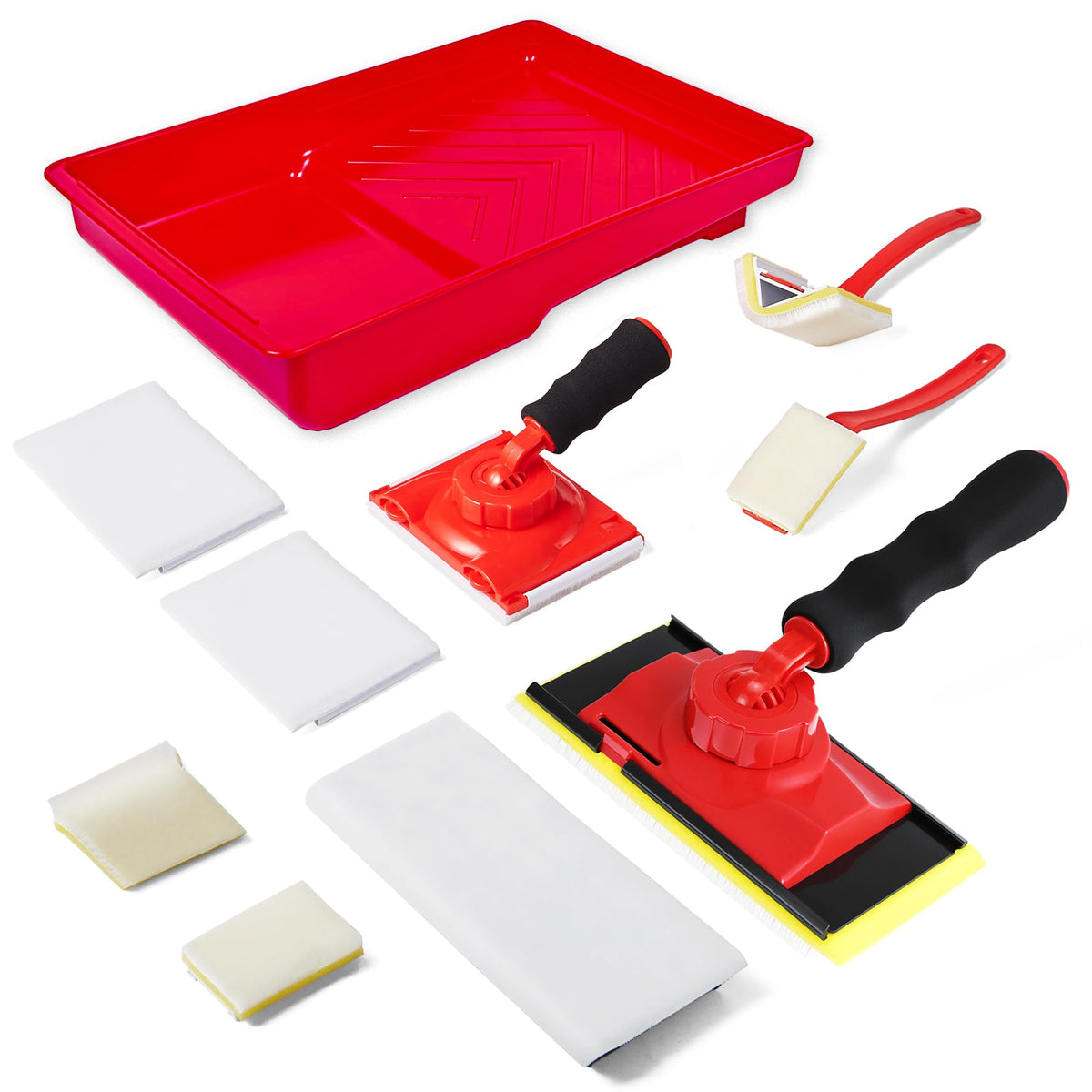 DIQQHI paint edger with 360° rotation handle for smooth edge work on walls