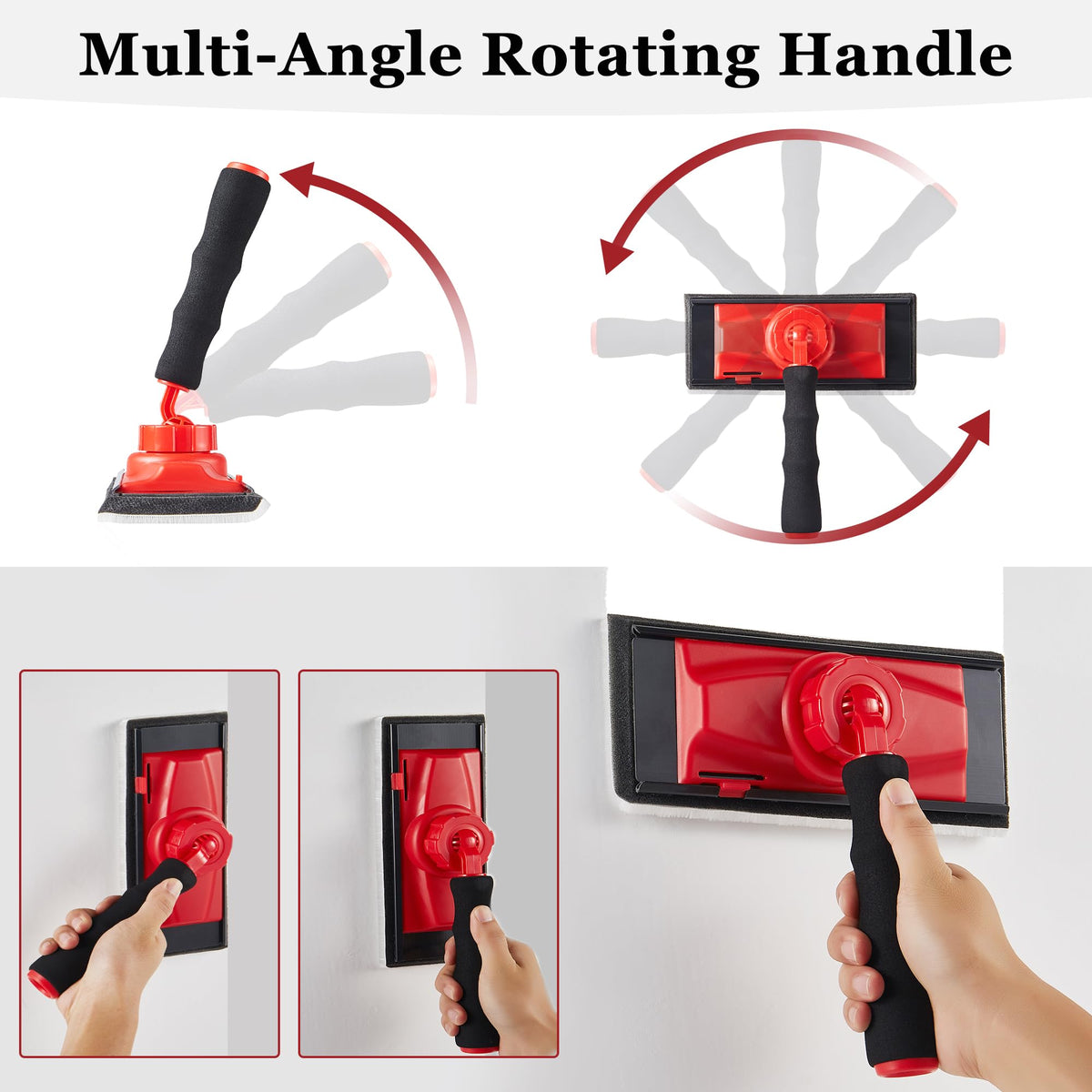 DIQQHI 360-degree rotating handle provides superior control during edging.