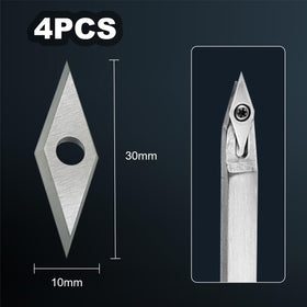 Diraeen round 12mm carbide insert for smooth surface finishing on wood