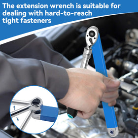Dirciky 1/4 socket adapter enables quick, versatile tool changes.