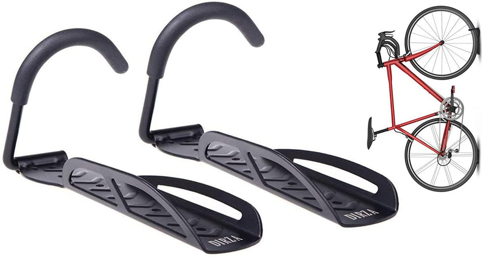 Dirza bike rack wall mount with vertical storage keeps bikes off the floor and organized