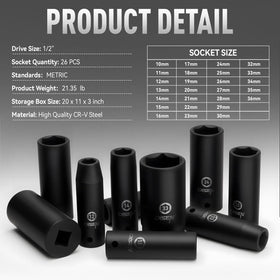 DISEN 6-point design close-up showing secure grip on fasteners.