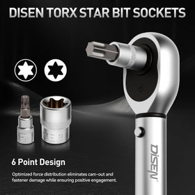 DISEN 5/16 to 3/8 inch adapter enables quick size conversions.