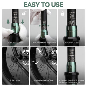 DISEN torque set includes extension bars for reaching tight spaces.