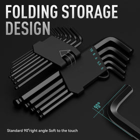 DISEN black oxide finish on hex keys for corrosion resistance