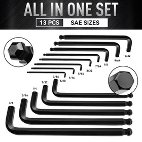Compact DISEN case keeps the 13-piece set organized and portable.