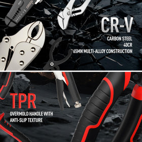DISEN ergonomic TPR grip plier reduces fatigue during long use.