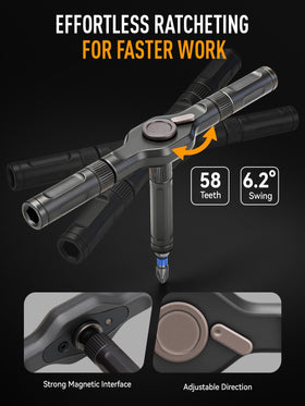 DISEN extendable magnetic pickup tool retrieving a screw