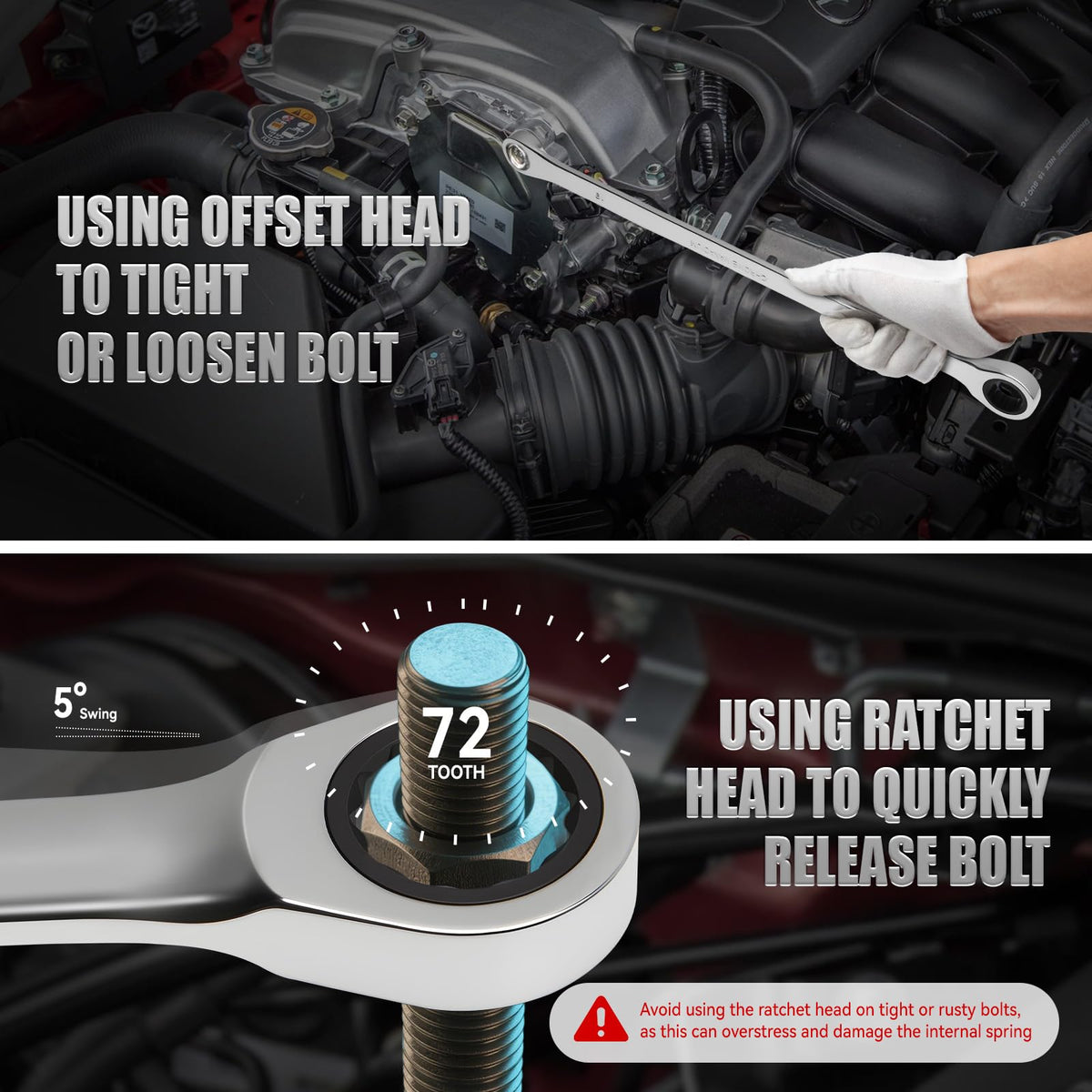 DISEN magnetic pickup tool helps retrieve dropped parts from hard-to-reach spots.