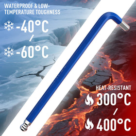DISEN hex keys in chrome vanadium steel for lasting durability