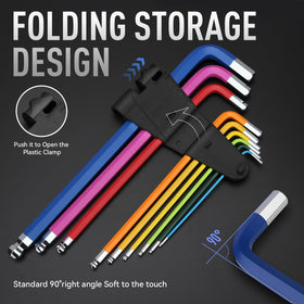 DISEN tools with color-coded tabs to identify sizes quickly