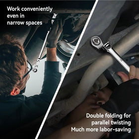 DISEN magnetic bolt retriever helps snag dropped hardware quickly.