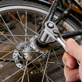 DISEN reversible magnetic bit holder keeps bits secure for quick changes.