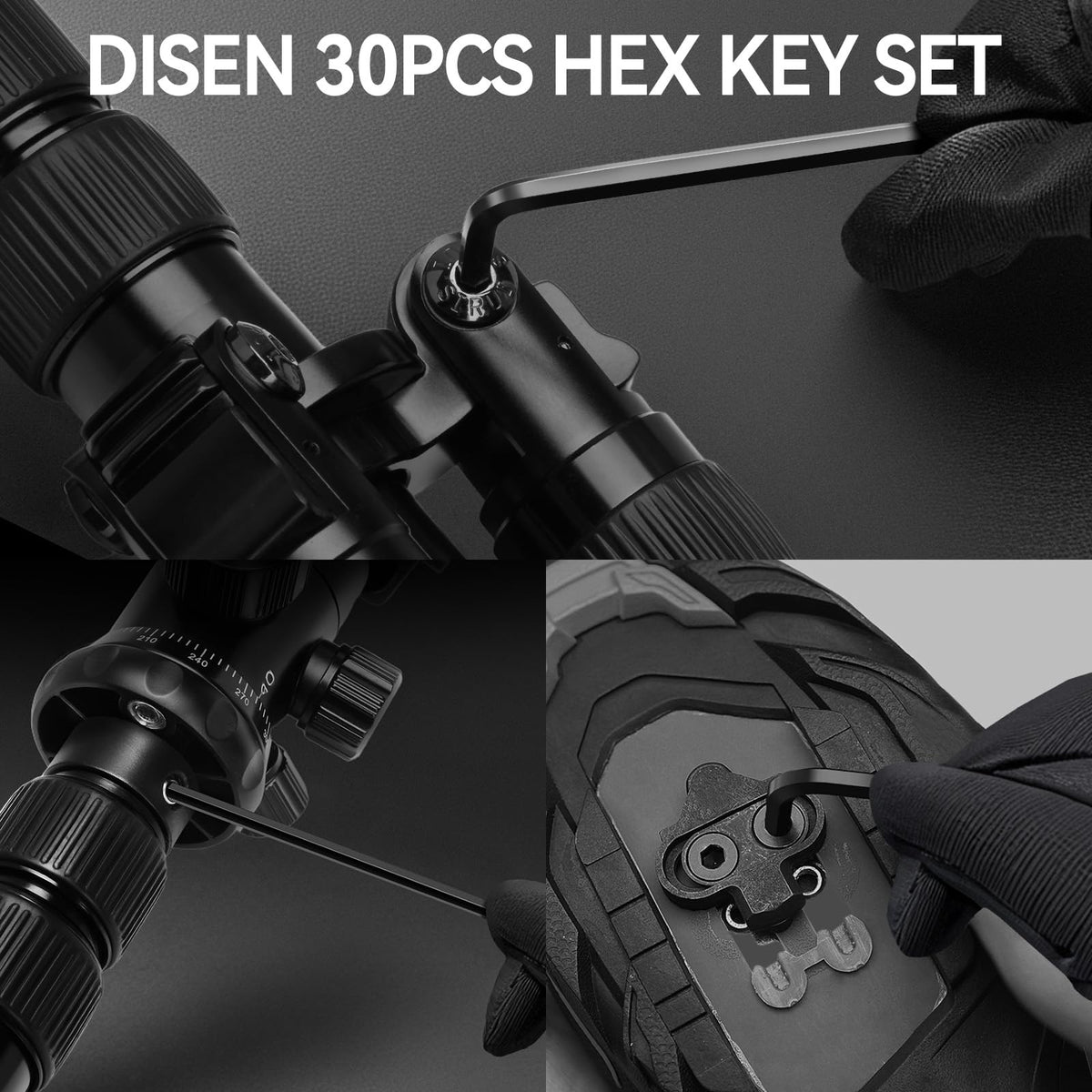 Size-labeled keys let you pick the right fit quickly.