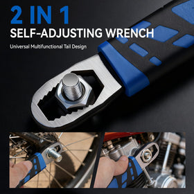 DISEN universal tail design tightens nuts without extra tools.