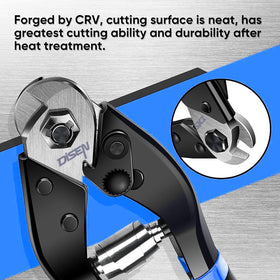 DISEN spring-loaded handle enables one-handed operation