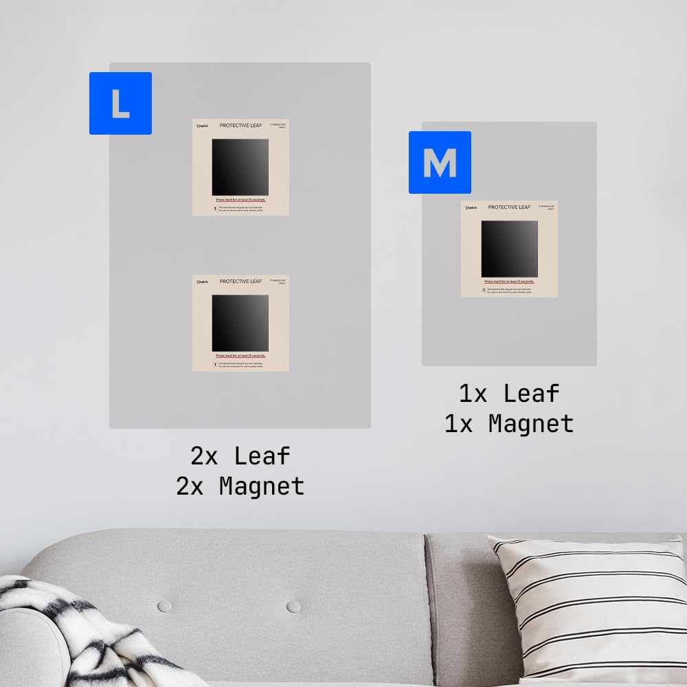 Displate easy-art swap magnets enable quick, clean repositioning