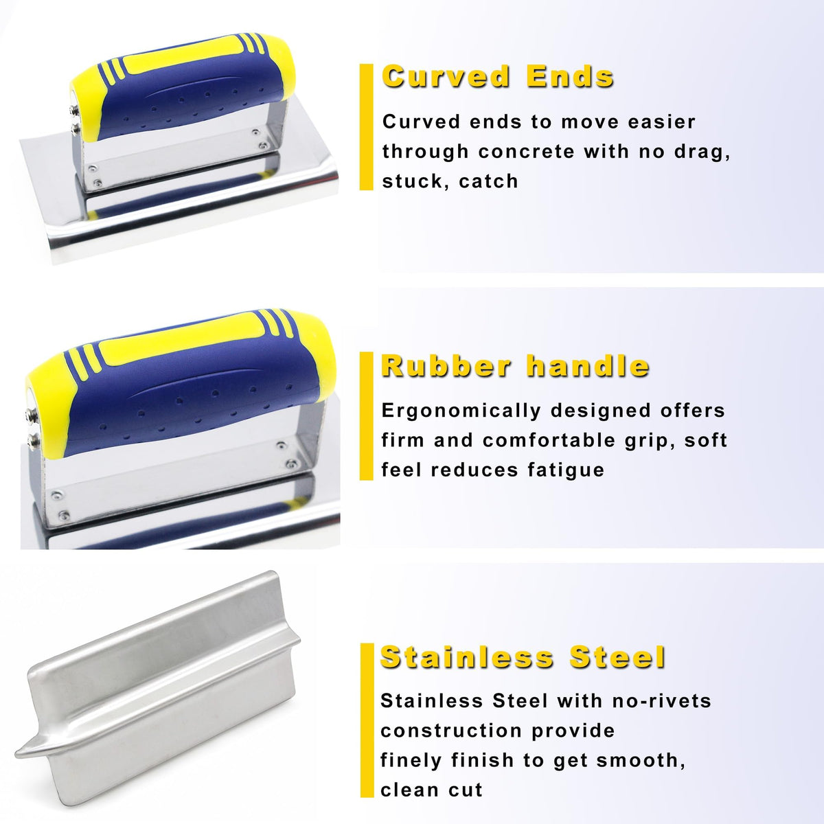 DIXIANG full 3-piece kit with rust-resistant blades for durable masonry work.