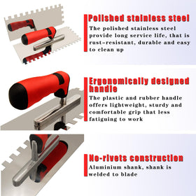 DIXIANG rubber faced grout float for smooth grout application and easy cleanup.