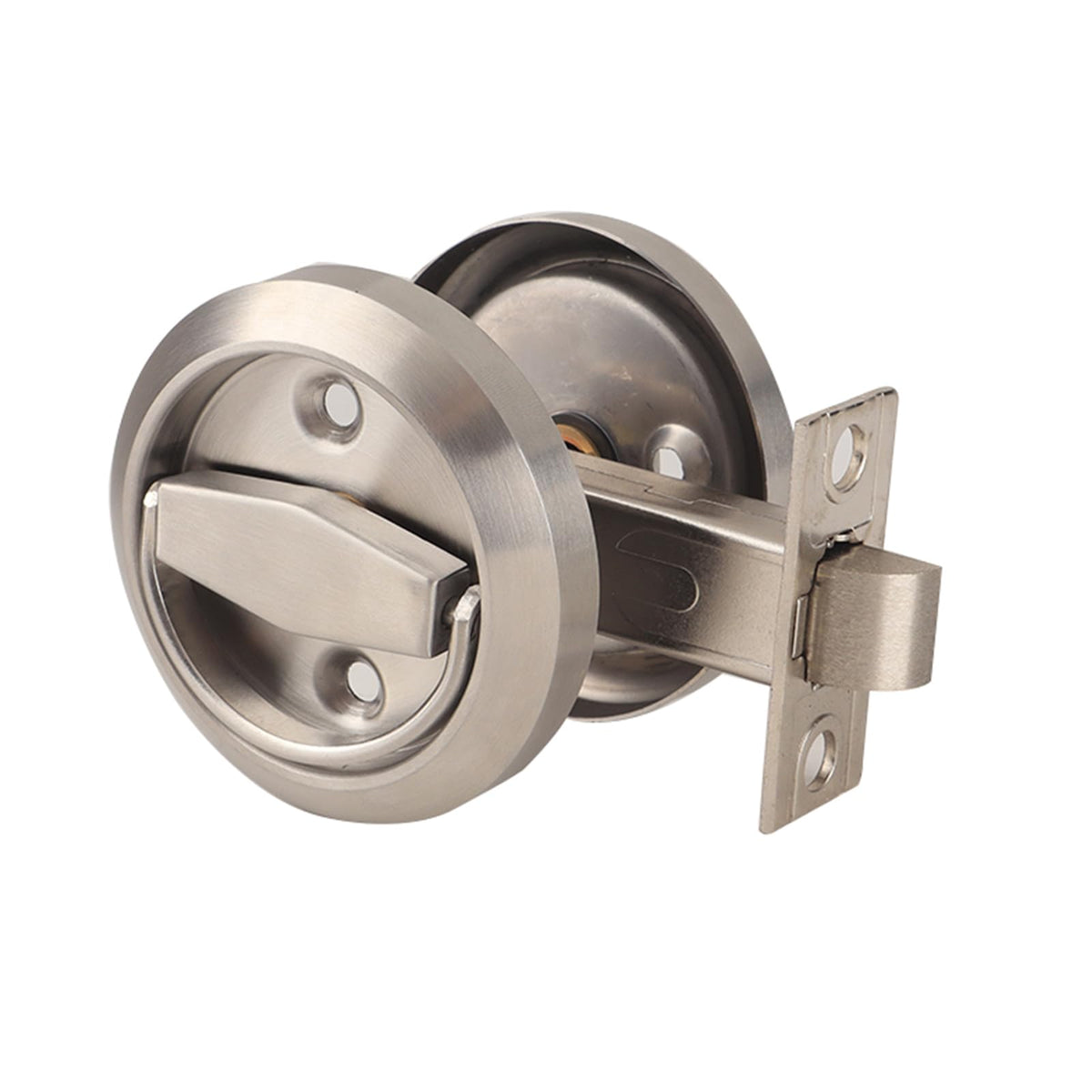 Dixiao hidden recessed cup lock close-up with rust-resistant stainless steel ring