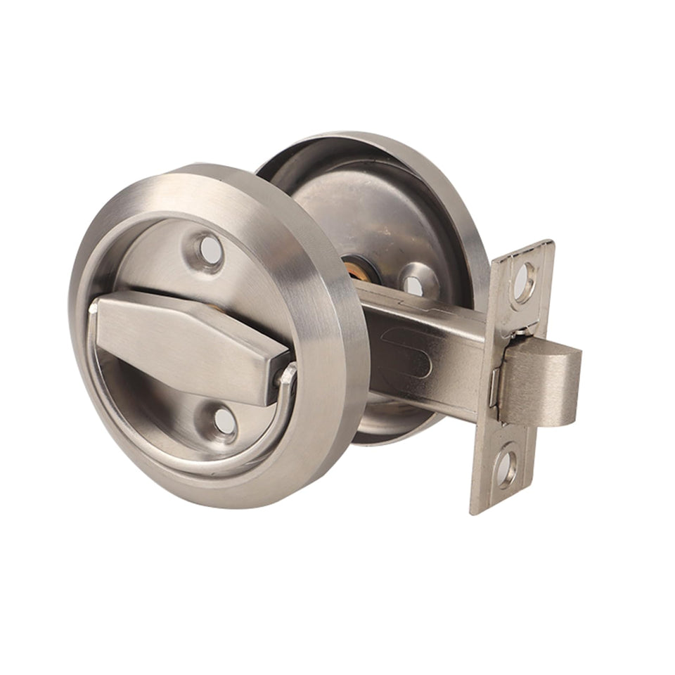 Dixiao hidden recessed cup lock close-up with rust-resistant stainless steel ring