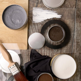 Dixie Belle Best Dang Wax Brown finish on furniture enhances warmth and protection.