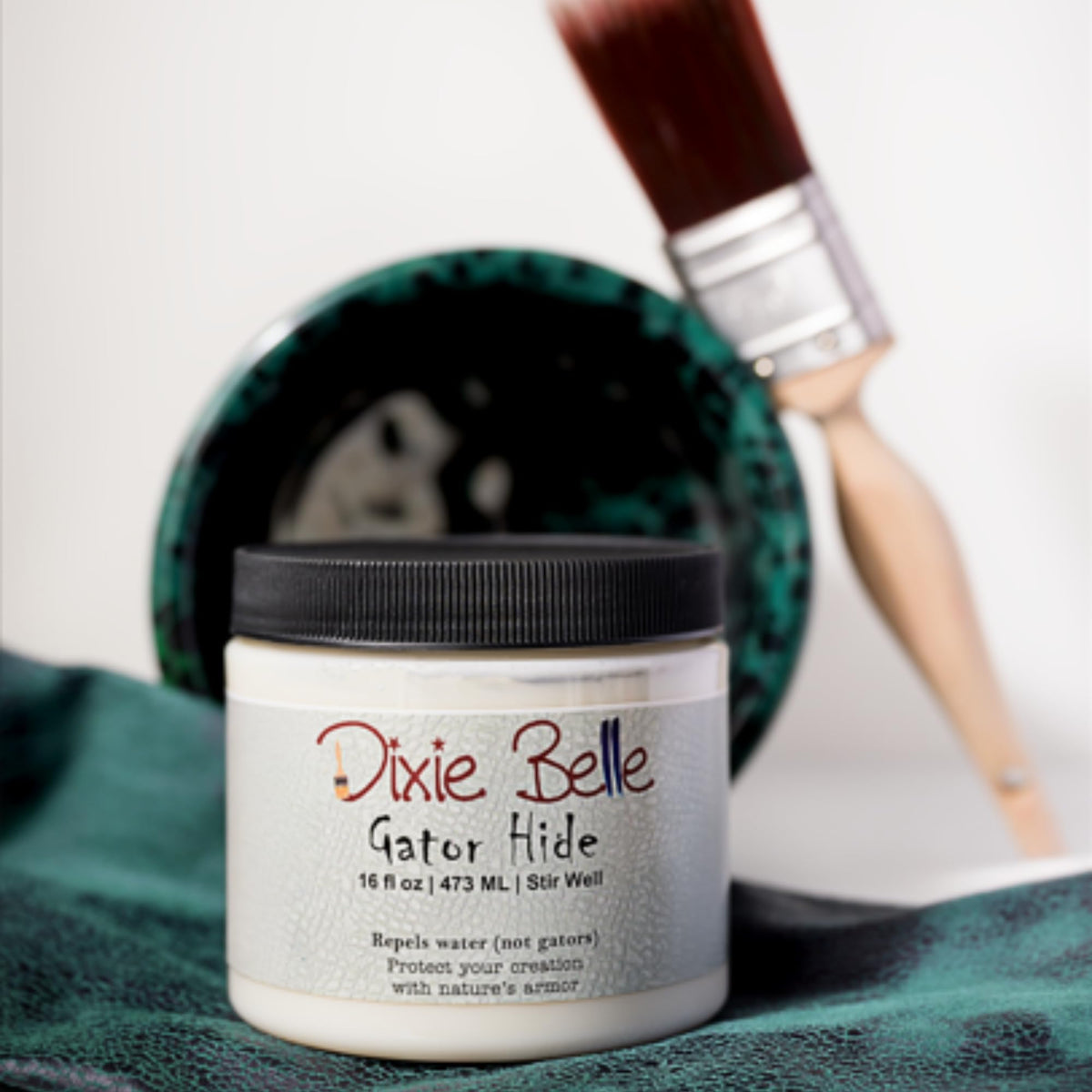Dixie Belle Gator Hide easy cleanup after curing keeps surfaces looking fresh